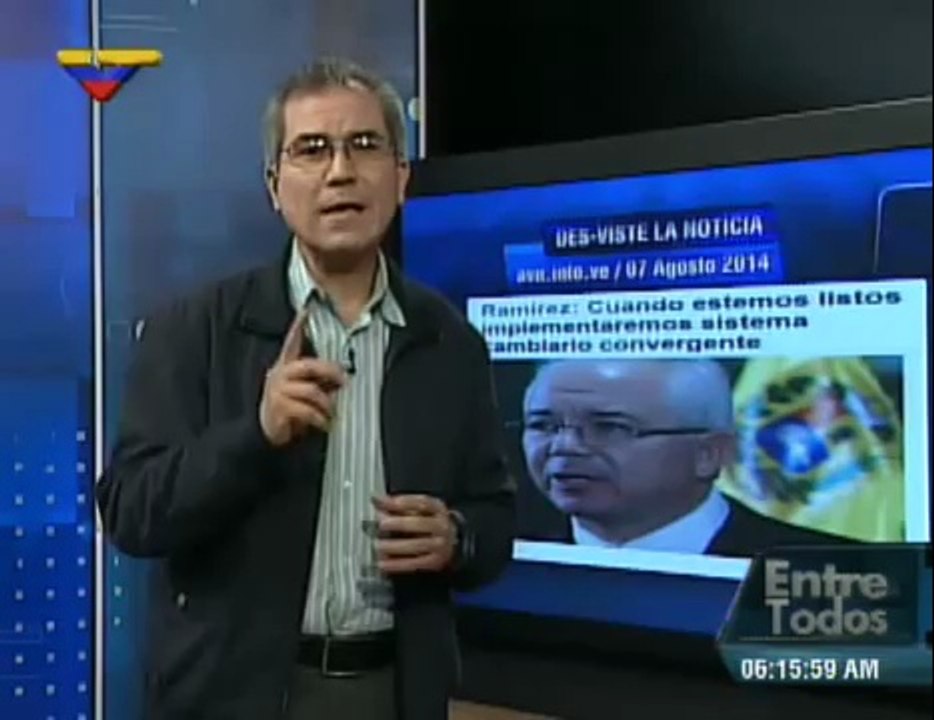 (Vídeo) Entre Todos con Luis Guillermo García del 07.08.2014 (1/4)