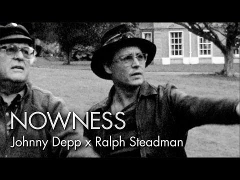 Johnny Depp and Ralph Steadman in For No Good Reason (Excerpt) by Charlie Paul