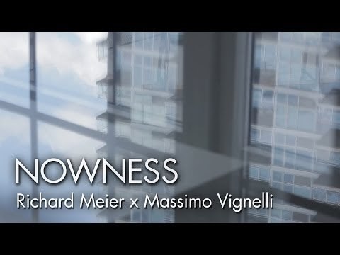 Richard Meier x Massimo Vignelli in On The Edge by Johnnie Shand Kydd