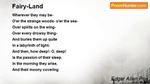 Edgar Allan Poe - Fairy-Land