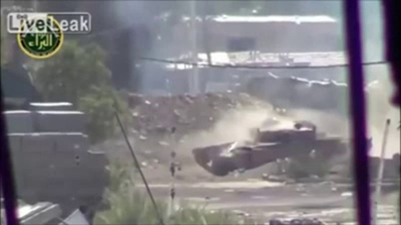 Tank Shot in Slow Motion