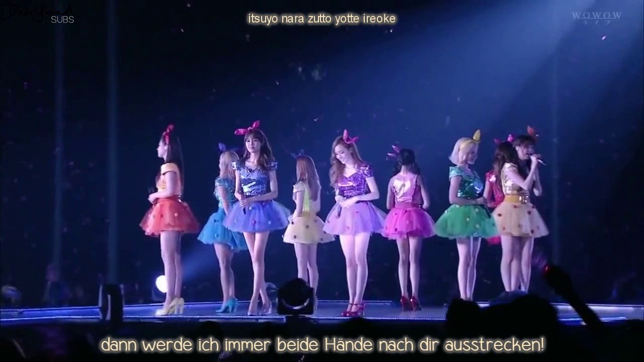 SNSD - Not Alone (German Subs+Romanization)