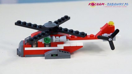Red Thunder 3 in 1 / Czerwony Grom 3 w 1 - Lego Creator - 31013 - Recenzja