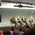 07.08.2014 UK The Rover Fan#1 Rob, Guy and David at the meeting 'Meet the Filmmakers Q & A at the Apple Store