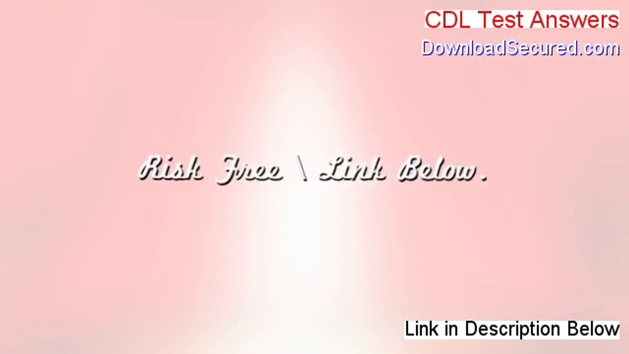 CDL Test Answers Free Review [My Review]