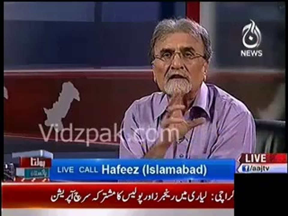 Live Caller's one question stunned Mushtaq Minhas & Nusrat Javaid