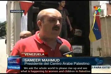 Venezuela continues collecting aid for Palestine