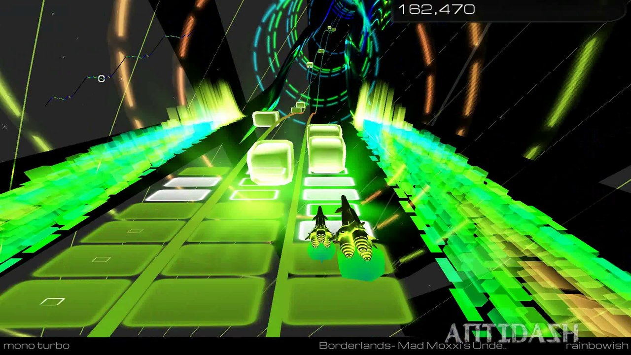 Audiosurf2 Borderlands - Mad Moxxi's Underdome DLC music Boss Wave