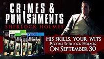Sherlock Holmes Crimes & Punishments - Gameplay Release Date Trailer PS4/XBOX ONE(HD)