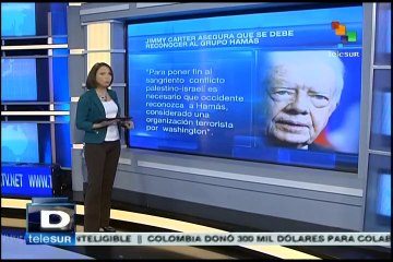 Aboga Carter para reconocer a Hamás y dejar de considerarlo terrorista