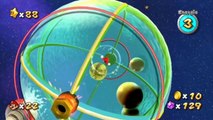 Super Mario Galaxy - Grotte du donjon - Étoile 2 : Balade aérienne avec les canons à eau