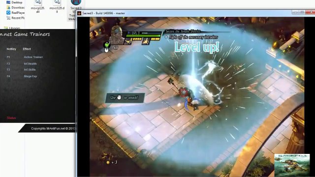 Code Triche Sacred 3 pc hacked cheating AVEC PREUVE