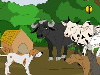 Animated Educational Short Story for Kids (A Dog and a Rabbit)