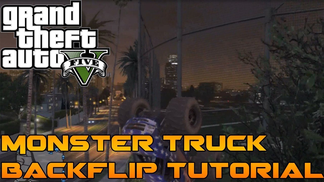 GTA 5 - How To Do Backflips with "Liberator" Monster Truck (GTA Online Gameplay)