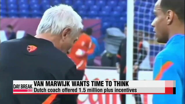 Bert van Marwijk to decide in a week