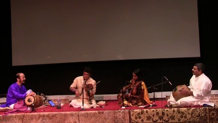 VIOLIN DUET CONCERT: B.U. GANESH PRASAD & HIS DISCIPLE: ANJANA NARASIMHAN: KRITHI 6