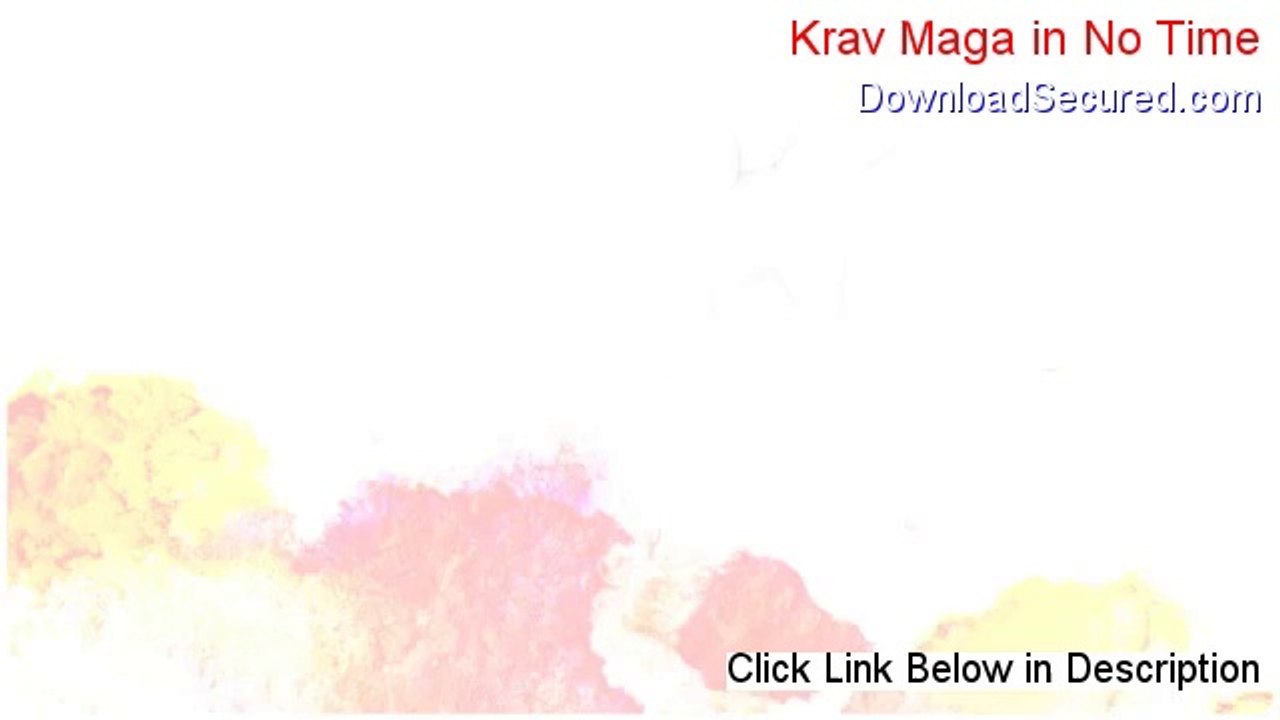 Krav Maga in No Time PDF (Get It Now)