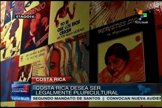 Costa Rica busca ser un país multiétnico y pluricultural