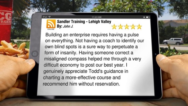 Sandler Training - Lehigh Valley Allentown Impressive Five Star Review by John J.