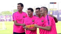 Definidos los cuatro nuevos capitanes del Barça 2014-15.