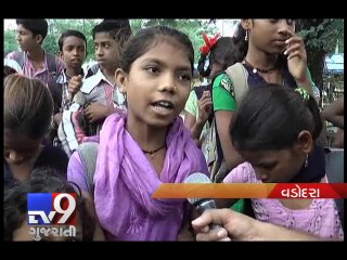 Unsafe vehicle ride puts kids at risk, Vadodara - Tv9 Gujarati