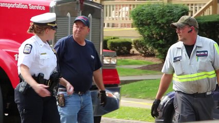 Crane falls onto off-campus house, damages property.