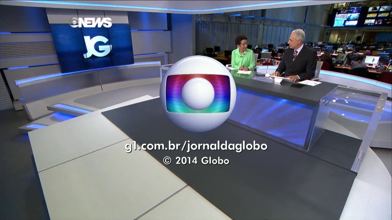 Zileide Silva "viajando" no encerramento do Jornal da Globo - 07/08/2014 - Globo News HD