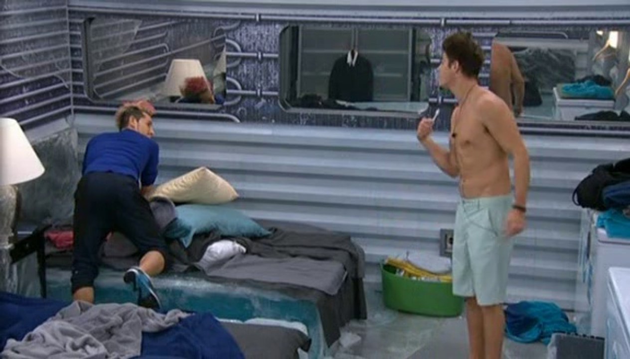 Zach and Frankie ice room conversation