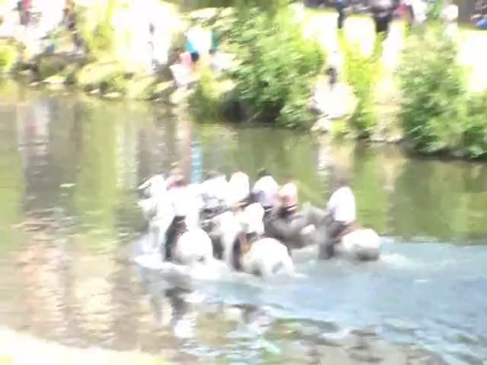 Feria Ales 2014 Gaze Gardon Manade Lafon - deux boucles autour du Pont Vieux