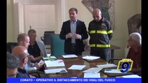 CORATO | Operativo il distaccamento dei Vigili del Fuoco