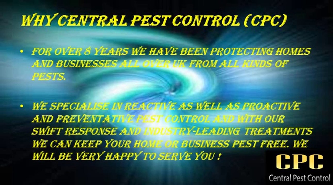 Find the pest control services in London|Central Pest Control London