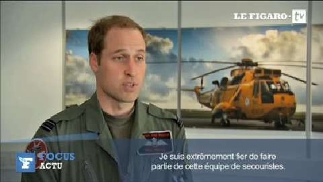 Le prince William va devenir pilote d'hélicoptère-ambulance