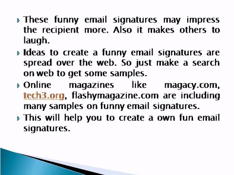 Fun Email Signatures