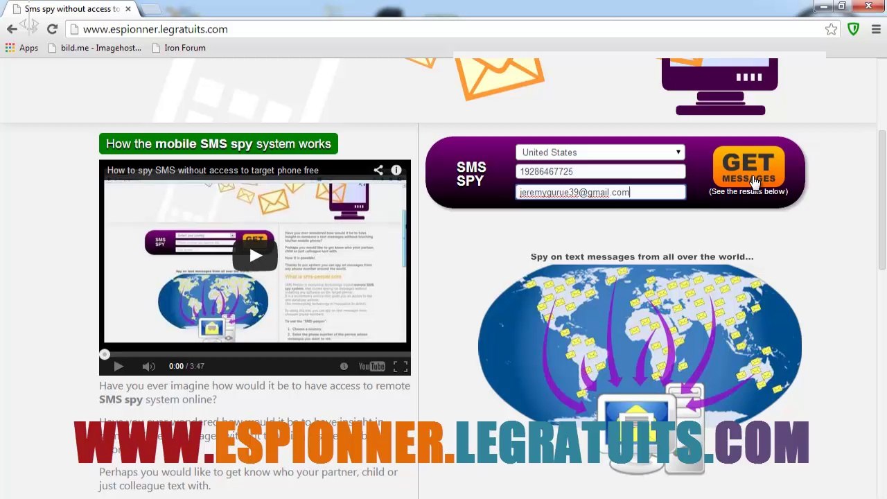 Espion sms gratuit