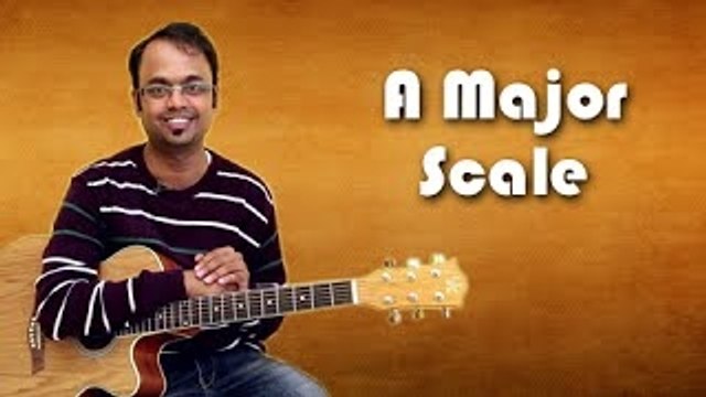 How To Play - A Major Scale - Guitar Lesson For Beginners