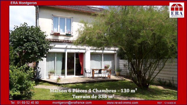 Vente Maison Brunoy 91800 Quartier Sauvageon 6 Pièces 4 Chambres 130m² Terrain 338m² Essonne RER D Visite Vidéo Virtuelle Pavillon a Vendre Prix Villa Film fichier Amepi Era Reveil Immo Montgeron Val d Yerres Achat Particulier Agence Immobilier Estimation