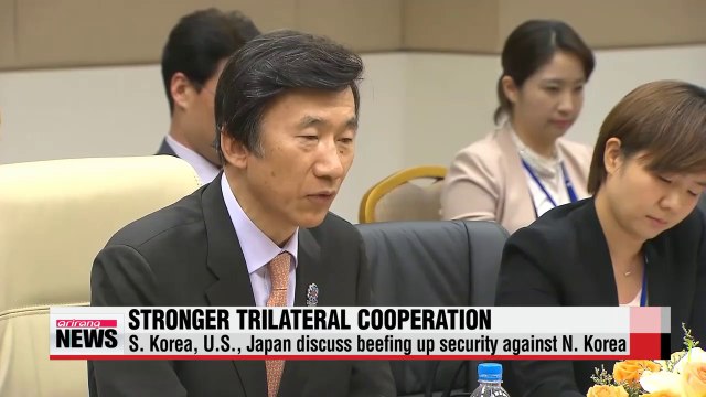 S. Korea, U.S., Japan agree to expand cooperation against N. Korean threats