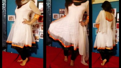 ♥ 24 Panels Anarkali ♥ - Full outfit Tutorial ☁