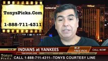 New York Yankees vs. Cleveland Indians Pick Prediction MLB Odds Preview 8-8-2014