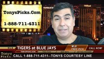 Toronto Blue Jays vs. Detroit Tigers Pick Prediction MLB Odds Preview 8-8-2014