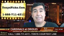 Baltimore Orioles vs. St Louis Cardinals Pick Prediction MLB Odds Preview 8-8-2014