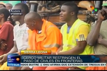 Amplía Sierra Leona medidas contra el ébola al campo y zona fronteriza