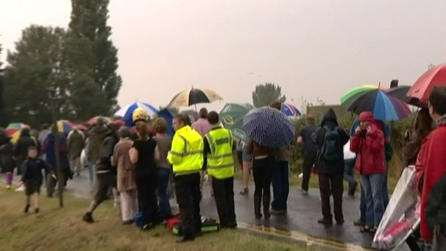 Remaining flying Lancaster bombers united again