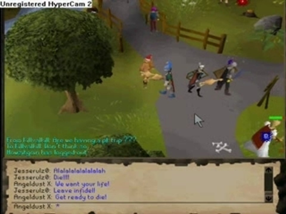 Double Vision Clan scares noobs!