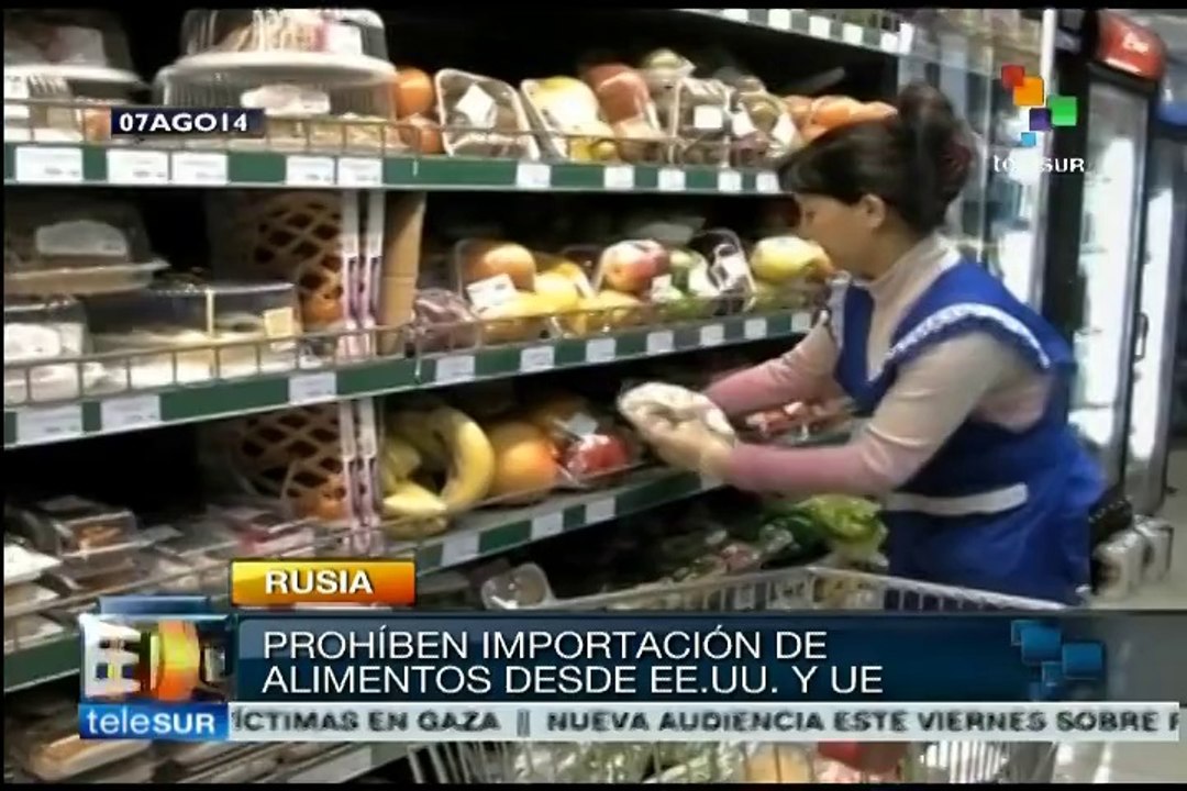 Rusia podría importar alimentos de Latinoamérica