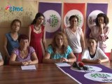 HDP'li kadınlar IŞİD'in Rojava ve Şengal saldırılarını kınadı