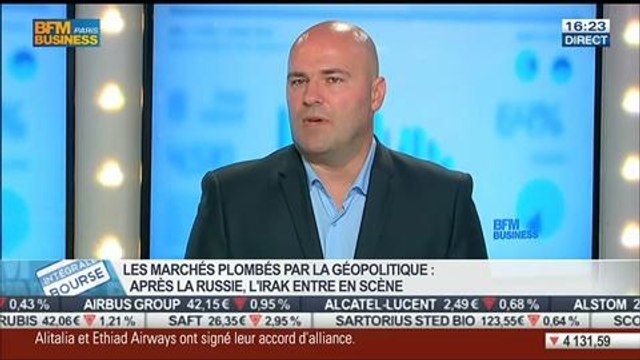 Bilan Hebdo: Tensions géopolitiques: les marchés financiers de plus en plus inquiets, Stéphane Ceaux-Dutheil, dans Intégrale Bourse – 08/08