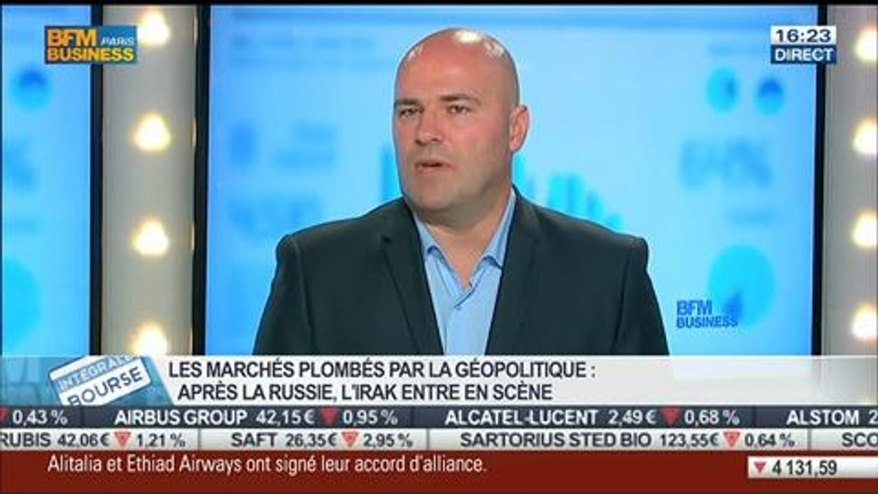 Bilan Hebdo: Tensions géopolitiques: les marchés financiers de plus en plus inquiets, Stéphane Ceaux-Dutheil, dans Intégrale Bourse – 08/08