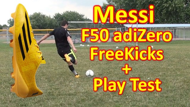 Messi adidas F50 adiZero 2014 Review + Freekicks & Play Test