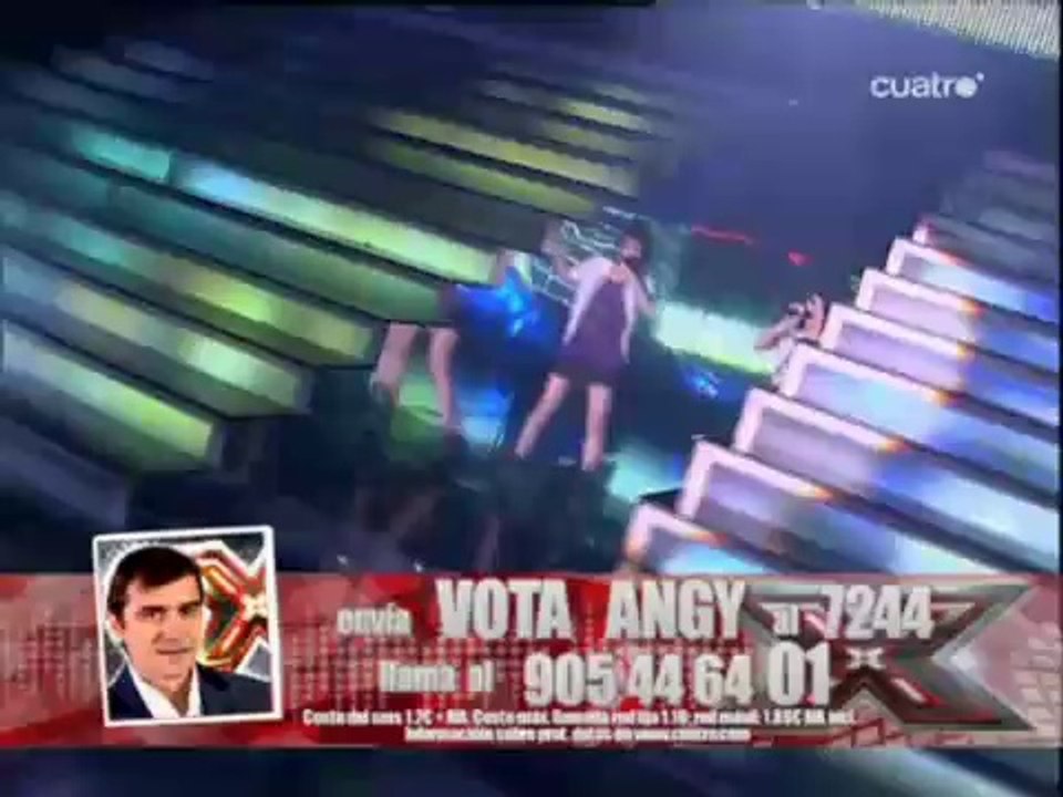 Angy en Factor X - Gala 8 - Final - Serenade